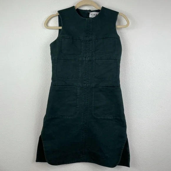 CARVEN Dexter Shift Dress in Green Size 34 - Picture 11 of 11